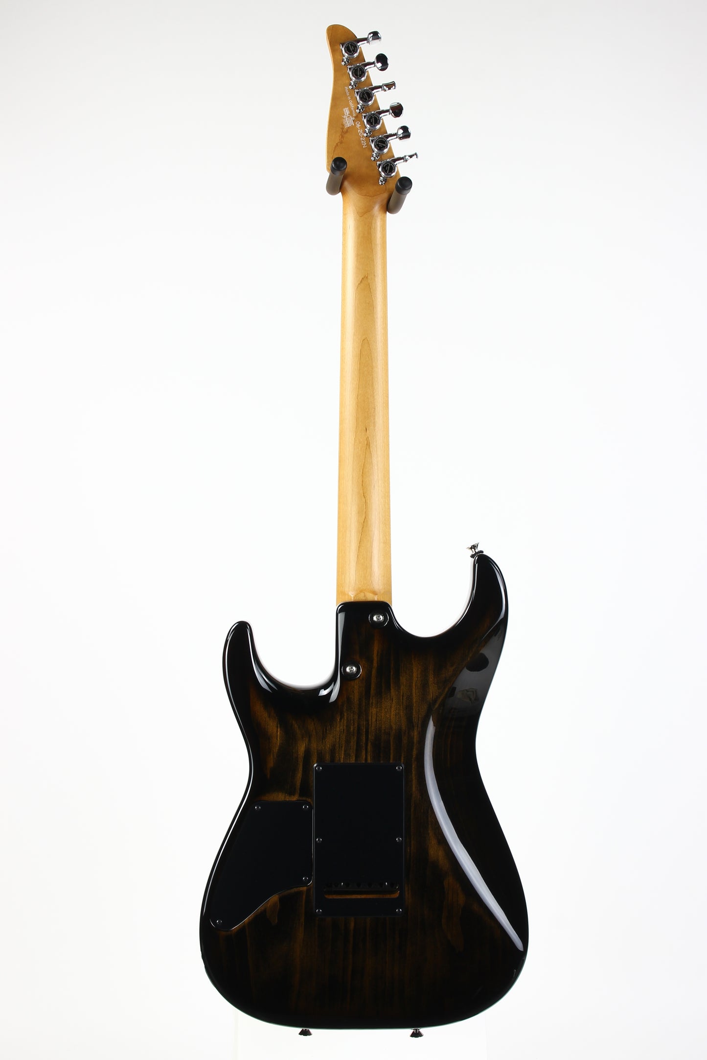 2022 Tom Anderson USA Pro AM Rustic Brown Burst Roasted Pine 3 Gold Foil Pickups