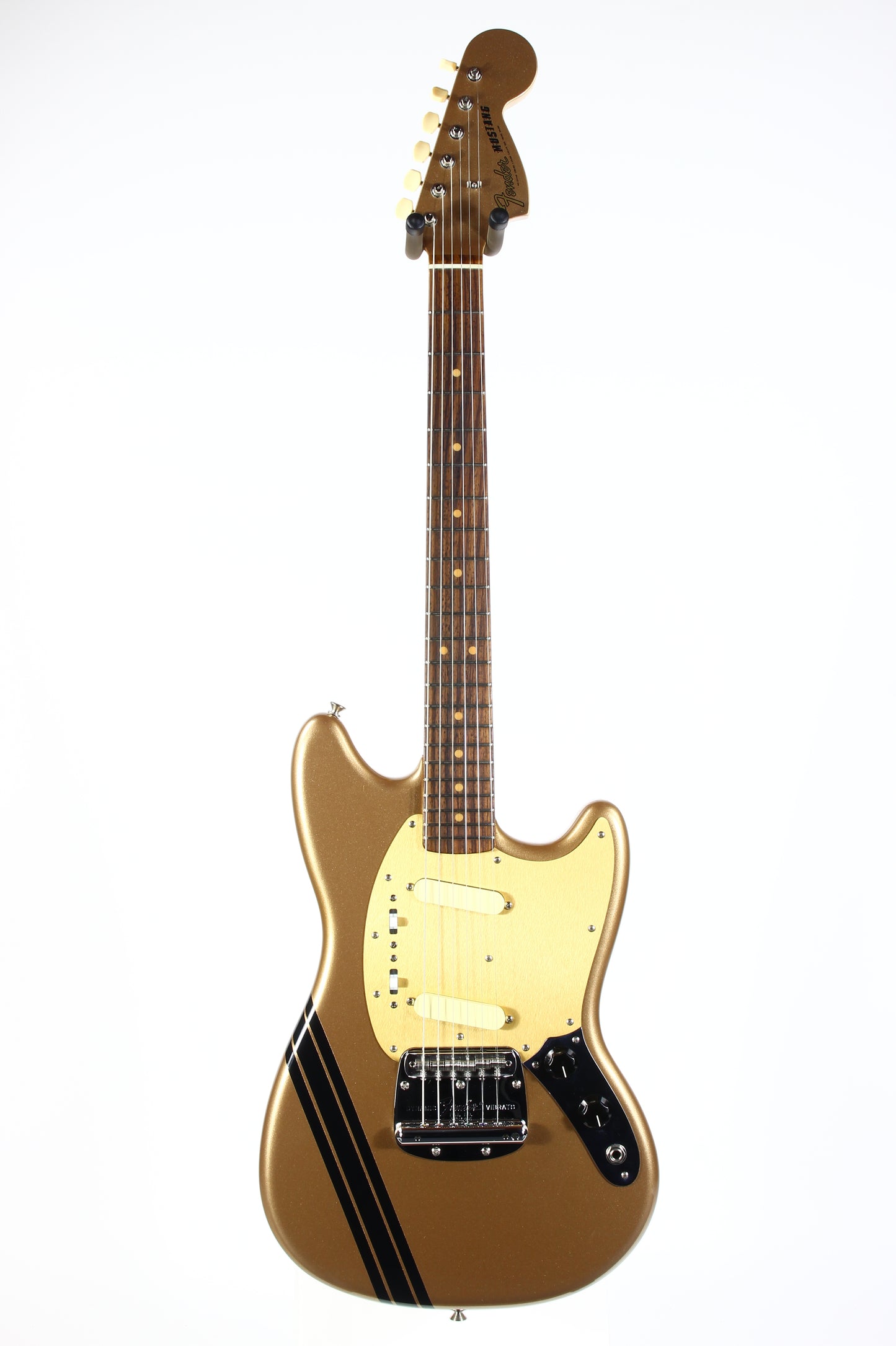 2021 Fender Custom Shop 1964 Mustang Competition Gold w Matching Headstock Anodized Guard FLAMED NECK!