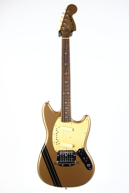 2021 Fender Custom Shop 1964 Mustang Competition Gold w Matching Headstock Anodized Guard FLAMED NECK!