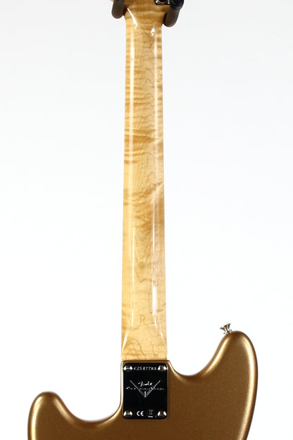 2021 Fender Custom Shop 1964 Mustang Competition Gold w Matching Headstock Anodized Guard FLAMED NECK!