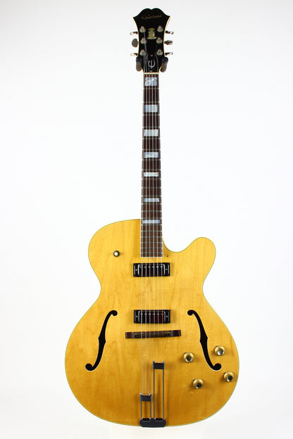 1966 Epiphone Broadway in Natural Vintage Archtop Guitar w 2 Mini Humbuckers Gibson-Made