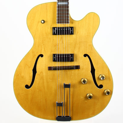 1966 Epiphone Broadway in Natural Vintage Archtop Guitar w 2 Mini Humbuckers Gibson-Made