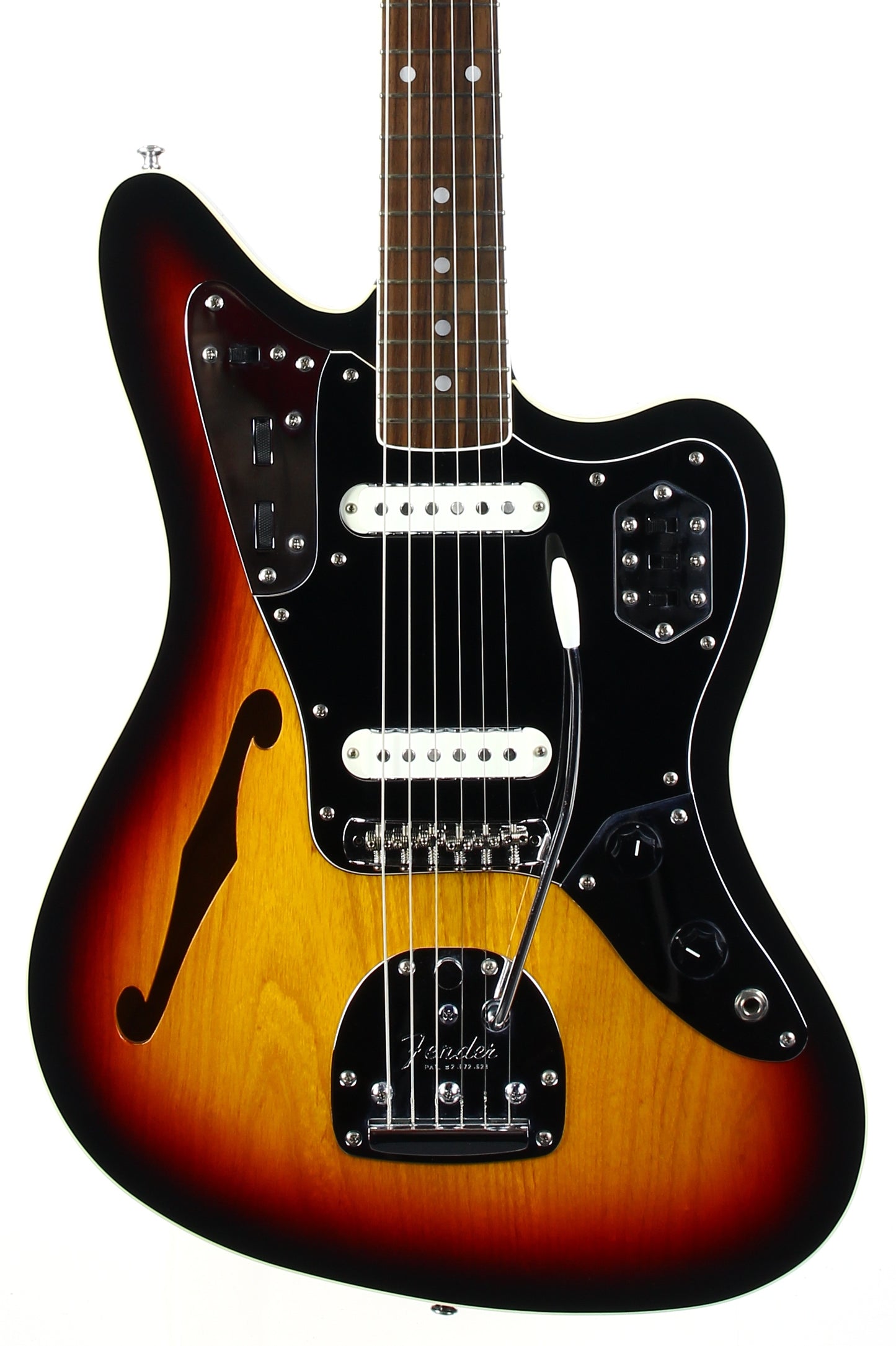 2012 Fender Japan Thinline Jaguar Double Bound MIJ Limited Edition Rare Model w Hard Case