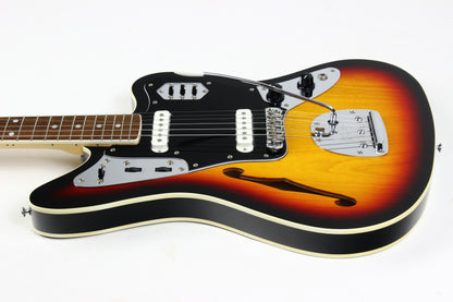 2012 Fender Japan Thinline Jaguar Double Bound MIJ Limited Edition Rare Model w Hard Case