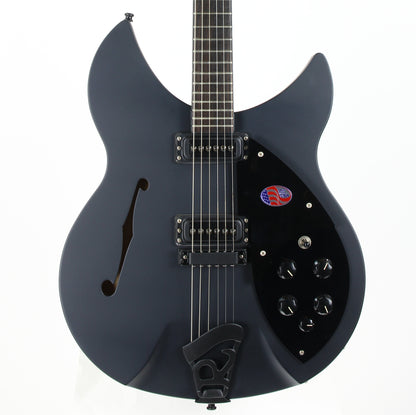 2016 Rickenbacker 360 SPC FB WB - Flat Black Limited Run Double Bound F-hole