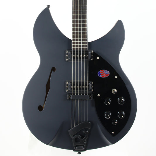 2016 Rickenbacker 360 SPC FB WB - Flat Black Limited Run Double Bound F-hole