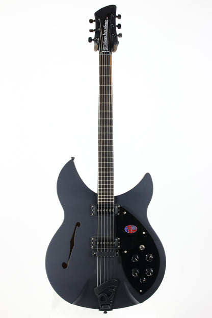 2016 Rickenbacker 360 SPC FB WB - Flat Black Limited Run Double Bound F-hole