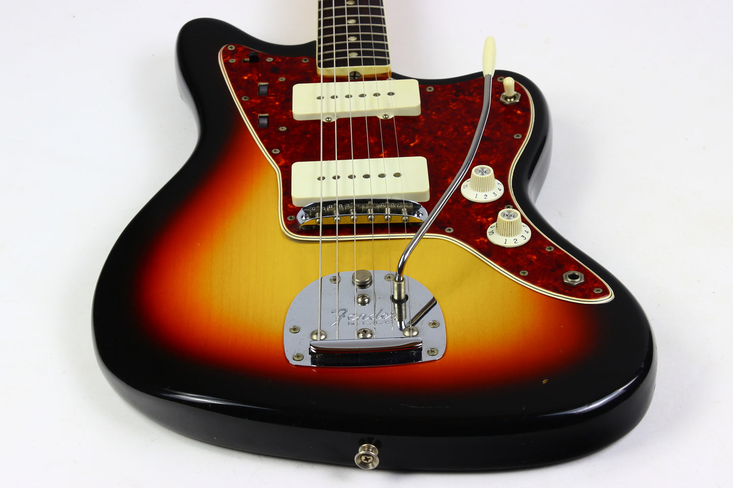 1966 Fender Jazzmaster Sunburst w Original Case CLEAN Vintage Guitar Dots and Bound!