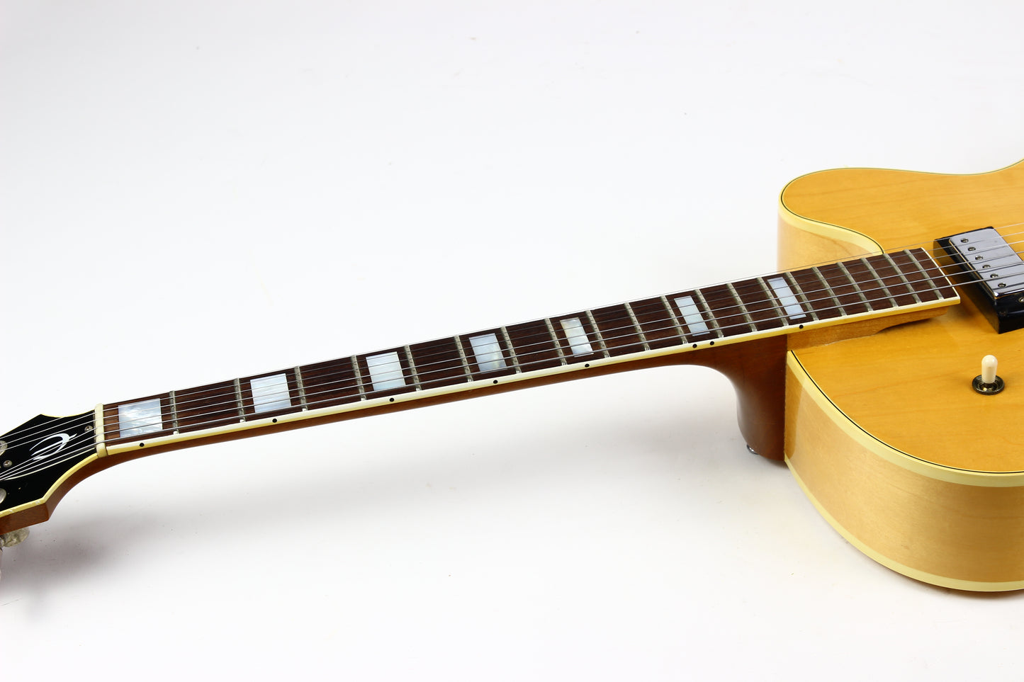 1966 Epiphone Broadway in Natural Vintage Archtop Guitar w 2 Mini Humbuckers Gibson-Made