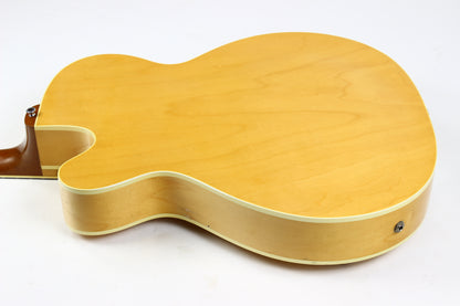 1966 Epiphone Broadway in Natural Vintage Archtop Guitar w 2 Mini Humbuckers Gibson-Made