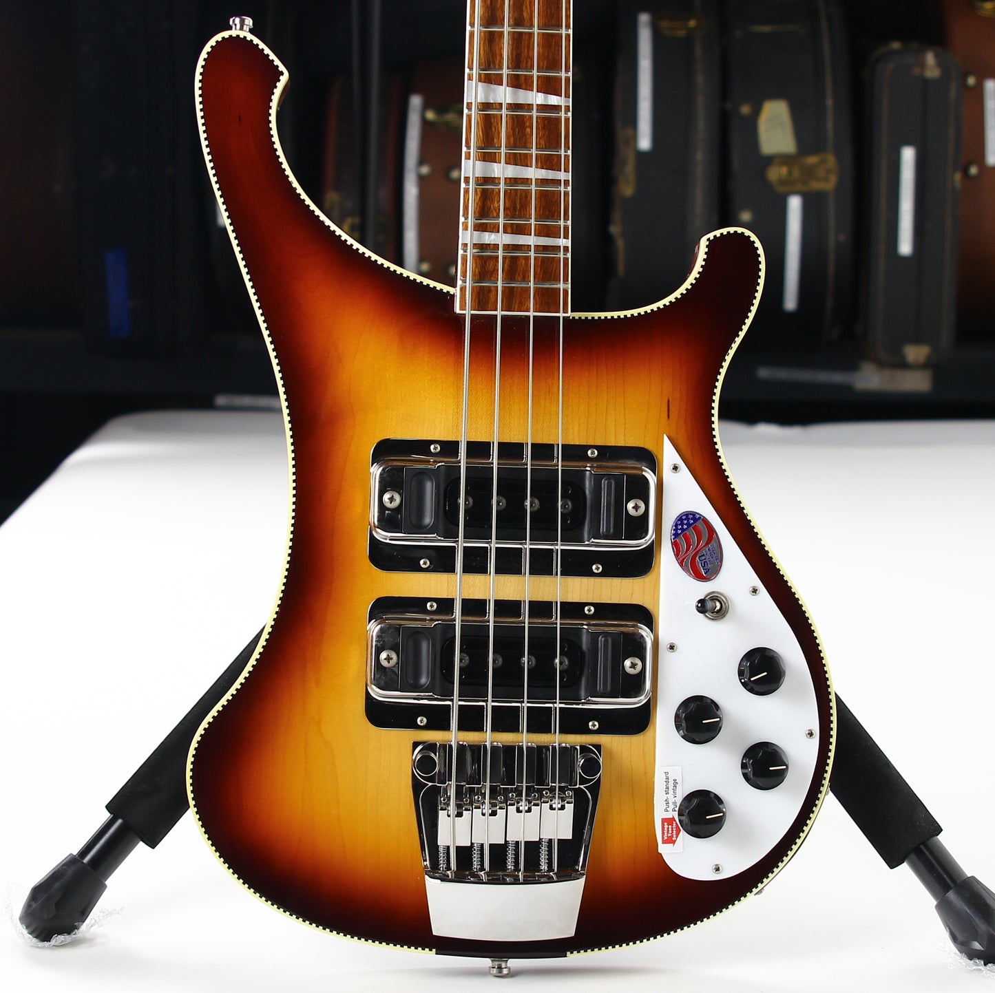 2020 Rickenbacker 4003 CB SPC Special Checkerboard Binding Montezuma Brown MB