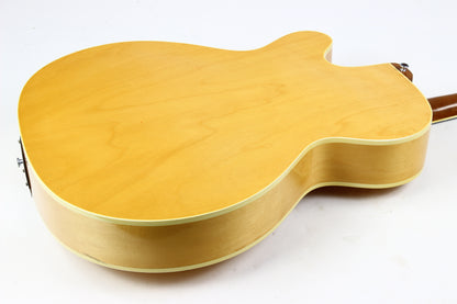 1966 Epiphone Broadway in Natural Vintage Archtop Guitar w 2 Mini Humbuckers Gibson-Made