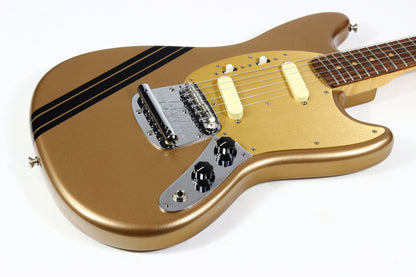 2021 Fender Custom Shop 1964 Mustang Competition Gold w Matching Headstock Anodized Guard FLAMED NECK!
