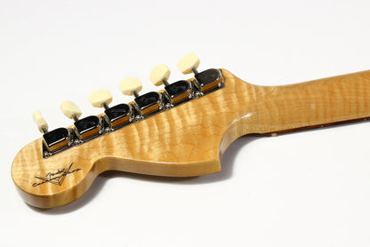 2021 Fender Custom Shop 1964 Mustang Competition Gold w Matching Headstock Anodized Guard FLAMED NECK!