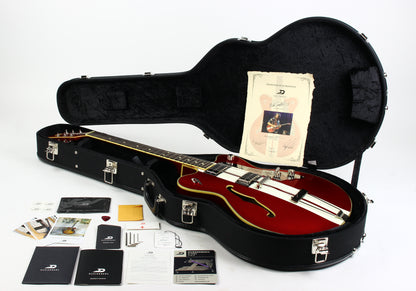 2022 Duesenberg Mike Campbell II Signature Model Double Cut Red w Racing Stripe