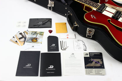 2022 Duesenberg Mike Campbell II Signature Model Double Cut Red w Racing Stripe