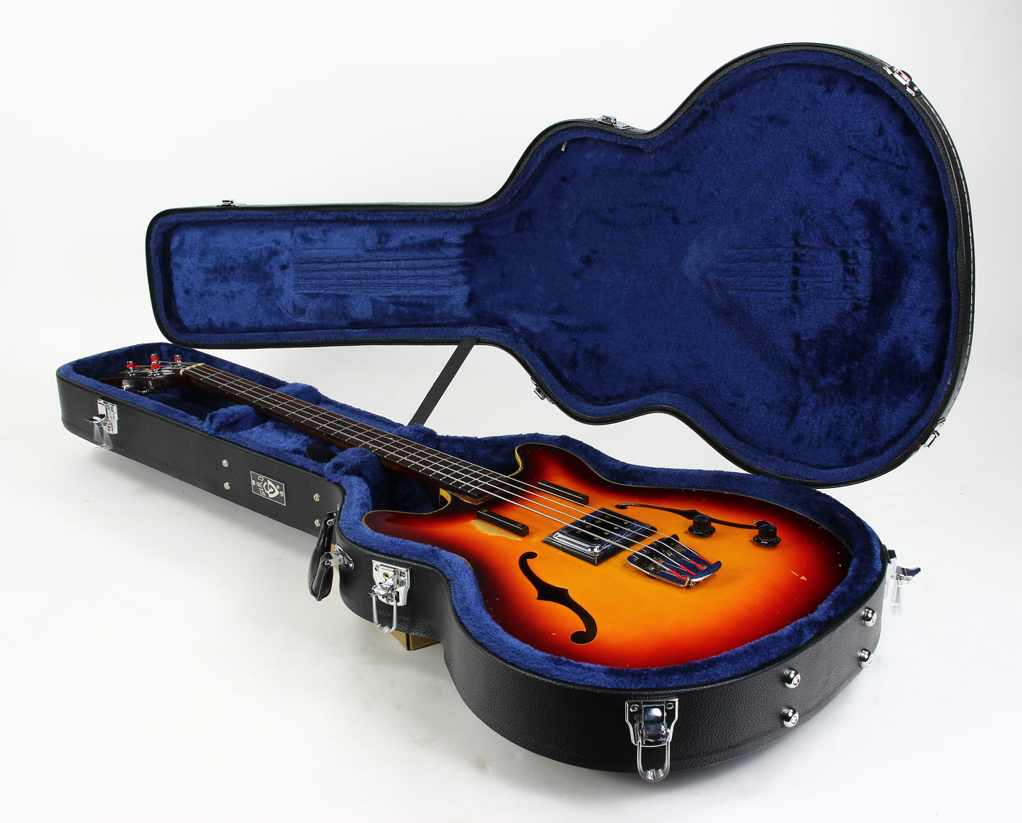 1965 Guild Starfire Bass Sunburst Hagstrom Bi-Sonic Pickup, Sounds Great!