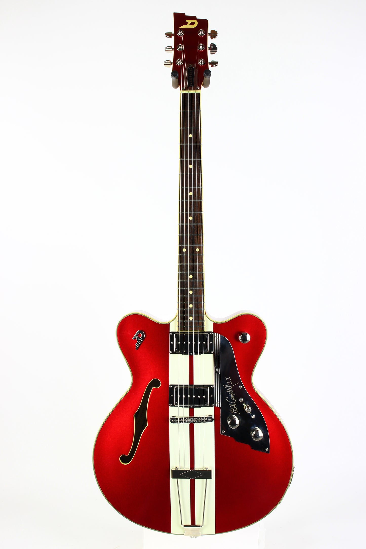 2022 Duesenberg Mike Campbell II Signature Model Double Cut Red w Racing Stripe