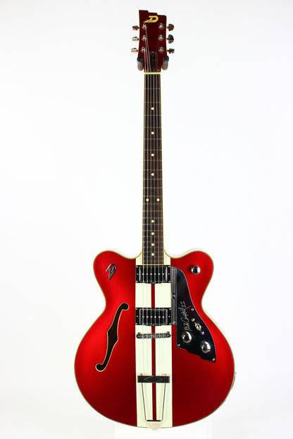 2022 Duesenberg Mike Campbell II Signature Model Double Cut Red w Racing Stripe