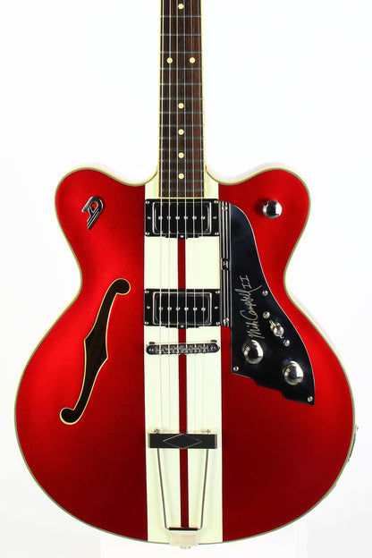 2022 Duesenberg Mike Campbell II Signature Model Double Cut Red w Racing Stripe