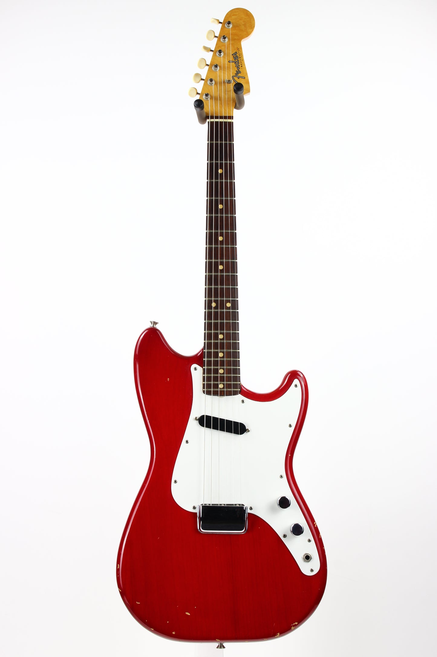 1964 Fender Musicmaster RARE Cherry Red | Pre-CBS duo sonic vintage