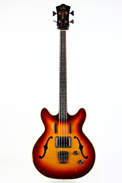 1965 Guild Starfire Bass Sunburst Hagstrom Bi-Sonic Pickup, Sounds Great!