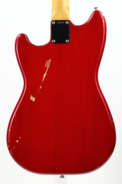 1964 Fender Musicmaster RARE Cherry Red | Pre-CBS duo sonic vintage