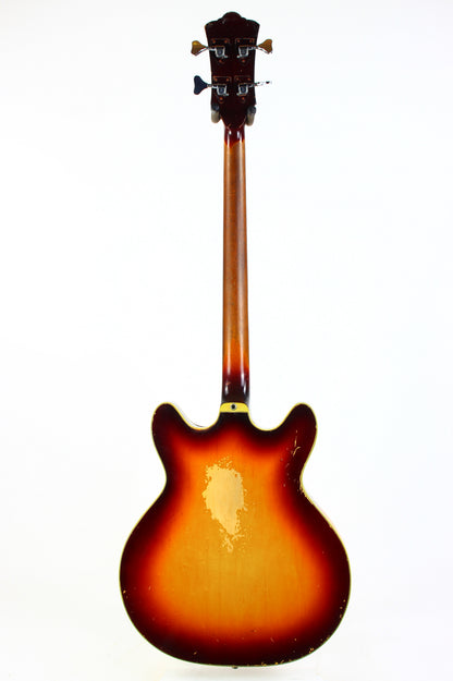 1965 Guild Starfire Bass Sunburst Hagstrom Bi-Sonic Pickup, Sounds Great!