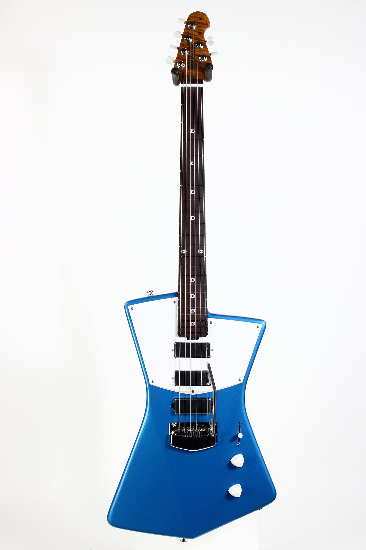 2026 Ernie Ball Music Man St. Vincent Blue Roasted Neck 3 Mini Hums, USA, MINT