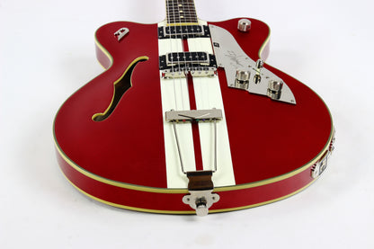 2022 Duesenberg Mike Campbell II Signature Model Double Cut Red w Racing Stripe