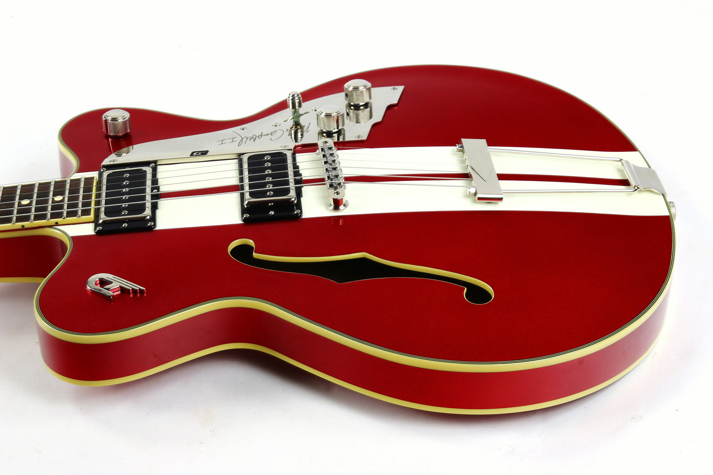 2022 Duesenberg Mike Campbell II Signature Model Double Cut Red w Racing Stripe