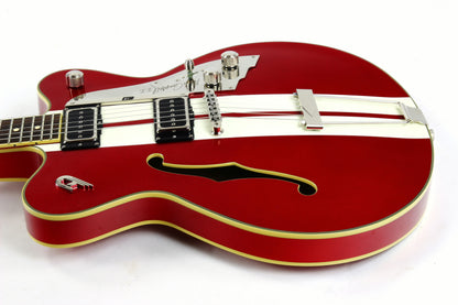 2022 Duesenberg Mike Campbell II Signature Model Double Cut Red w Racing Stripe