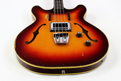 1965 Guild Starfire Bass Sunburst Hagstrom Bi-Sonic Pickup, Sounds Great!
