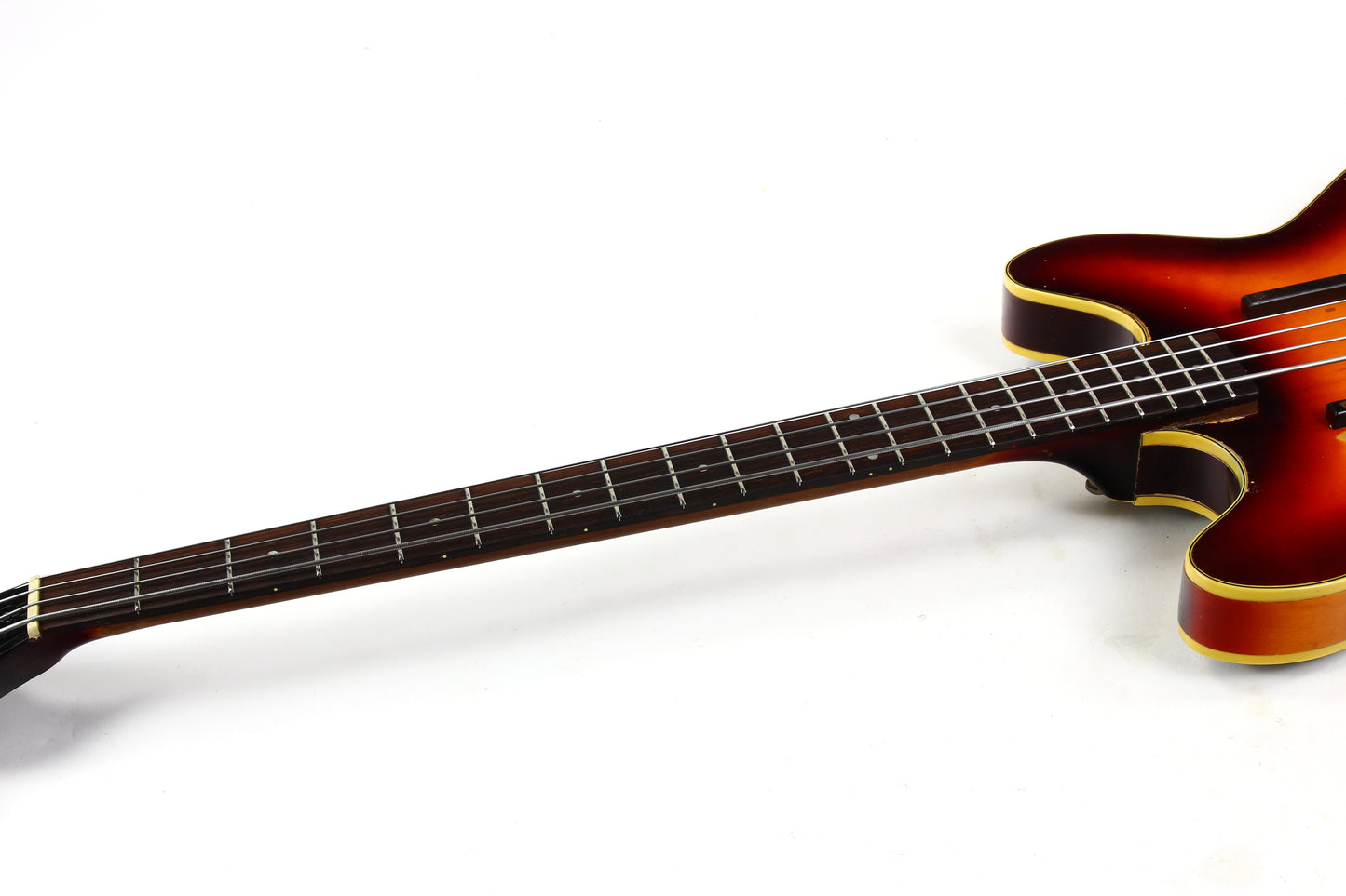 1965 Guild Starfire Bass Sunburst Hagstrom Bi-Sonic Pickup, Sounds Great!