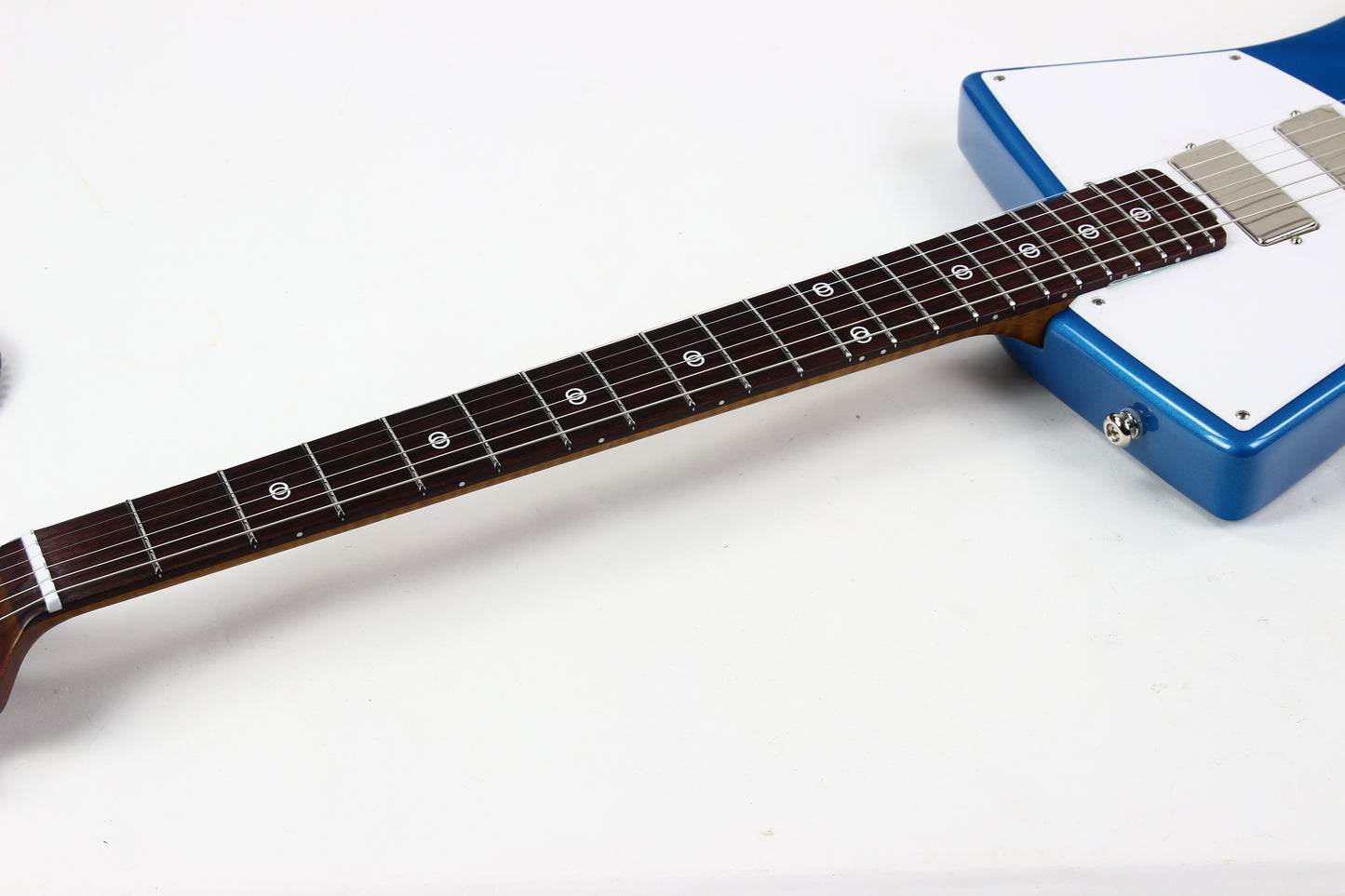 2026 Ernie Ball Music Man St. Vincent Blue Roasted Neck 3 Mini Hums, USA, MINT