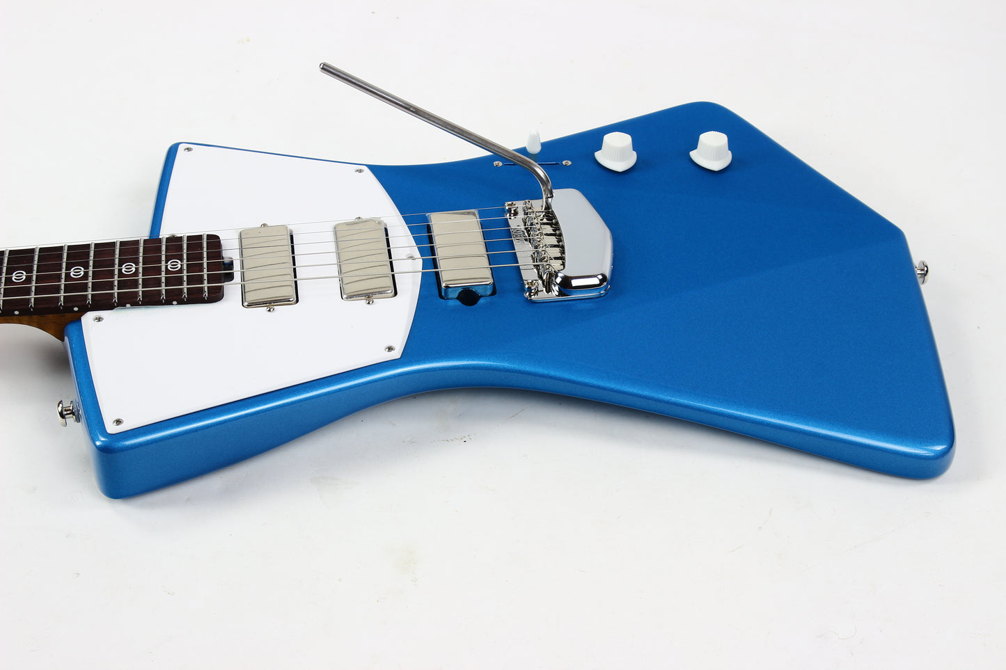 2026 Ernie Ball Music Man St. Vincent Blue Roasted Neck 3 Mini Hums, USA, MINT