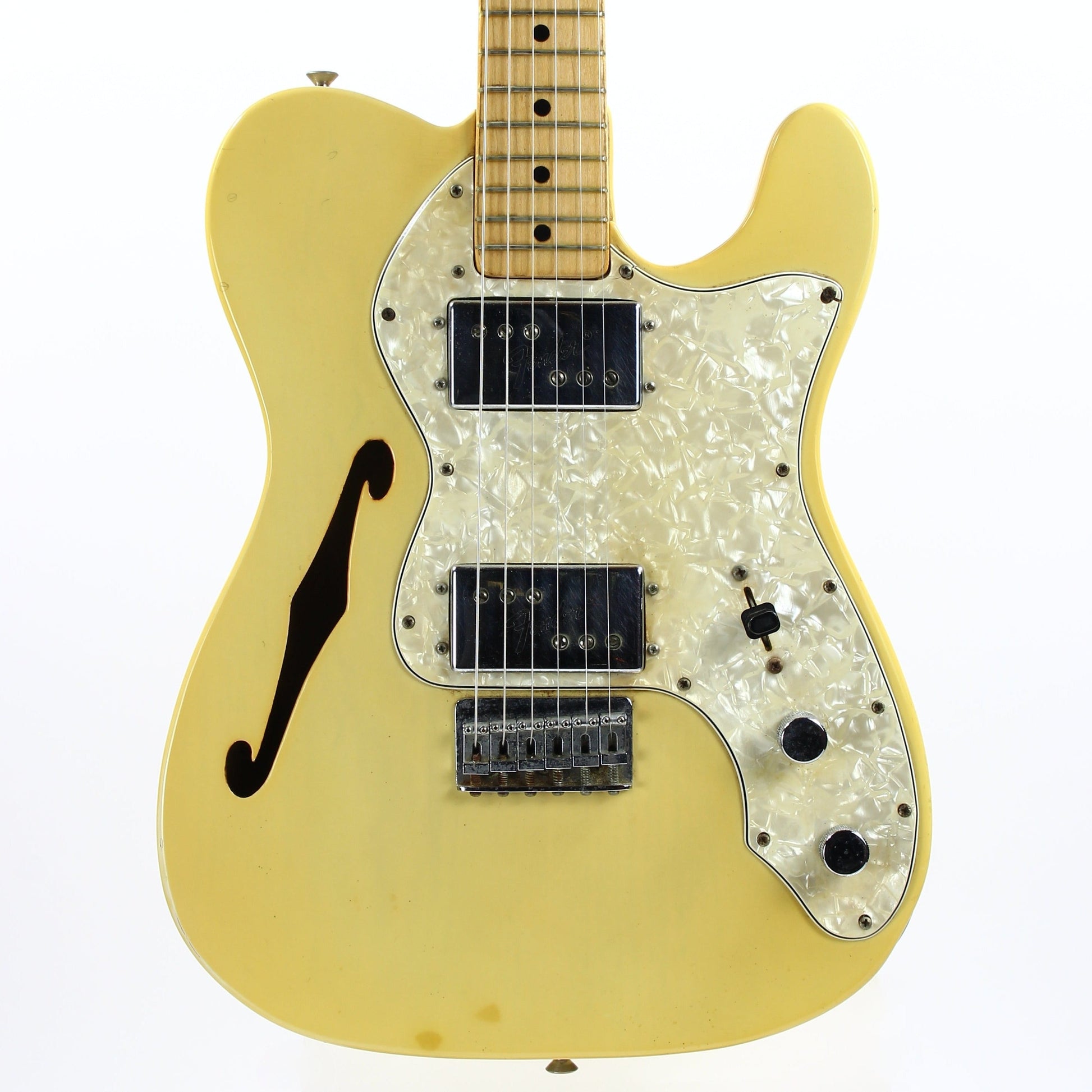 1970's Fender Telecaster Thinline with Seth Lover humbuckers in blonde