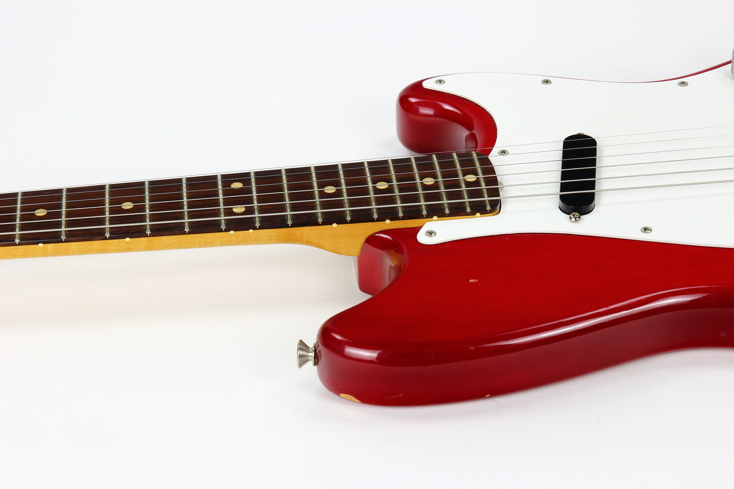 1964 Fender Musicmaster RARE Cherry Red | Pre-CBS duo sonic vintage