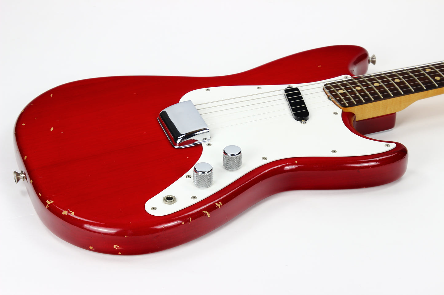 1964 Fender Musicmaster RARE Cherry Red | Pre-CBS duo sonic vintage