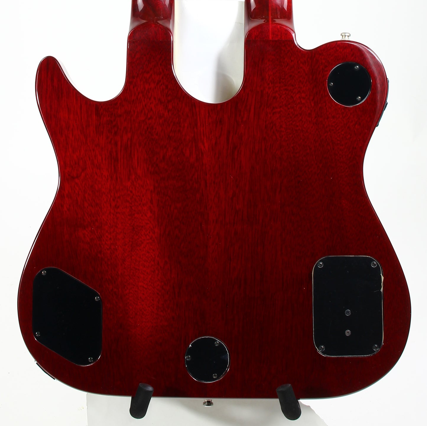 1997 Guild USA Crossroads Slash Double Neck Guitar Transparent Red Custom Shop