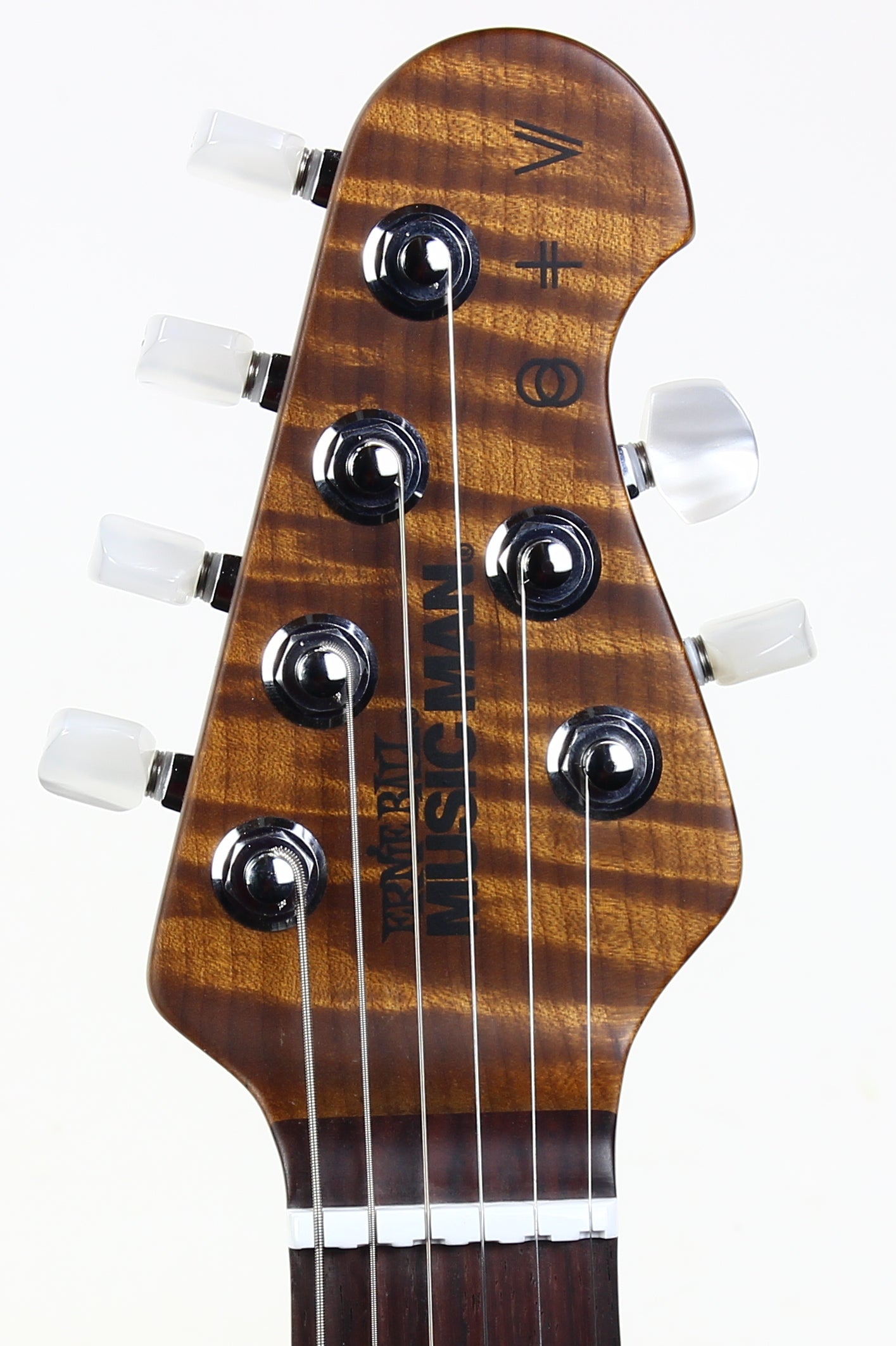 2026 Ernie Ball Music Man St. Vincent Blue Roasted Neck 3 Mini Hums, USA, MINT