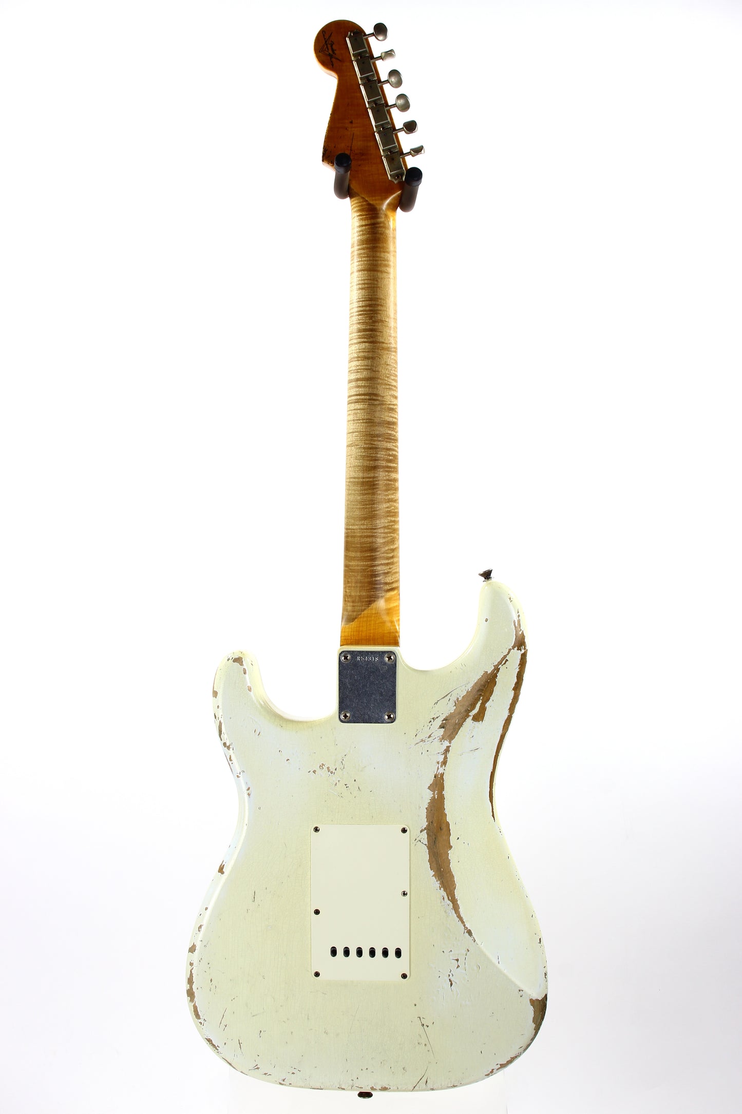 2010 Fender Custom Shop 1962 Stratocaster BRAZILIAN ROSEWOOD Heavy Relic - '62 Strat Reissue, Olympic White, Tortoise Guard!