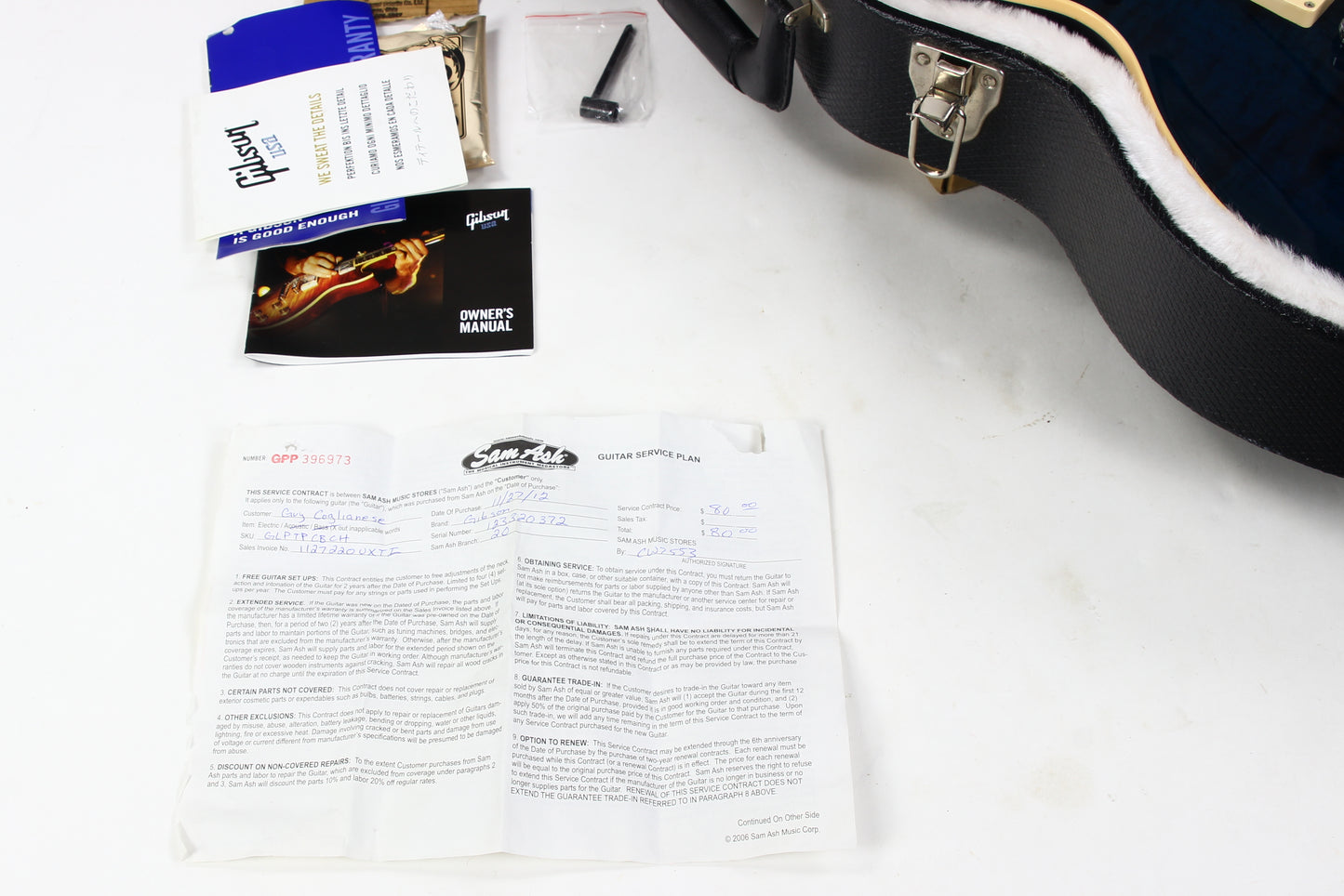 2012 Gibson Les Paul Traditional Plus Chicago Blue Flametop standard