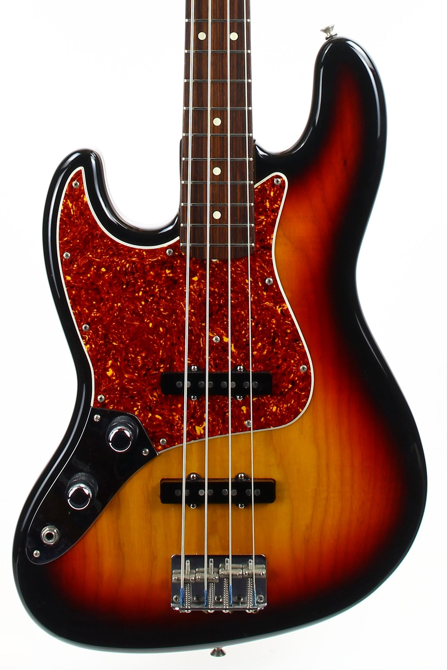 1991 Fender Custom Shop Masterbuilt '62 Jazz Bass Sunburst | Left-Handed Strung Righty FRED STUART