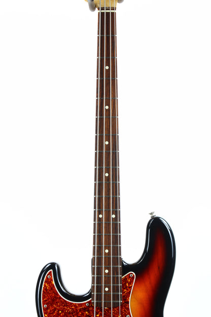 1991 Fender Custom Shop Masterbuilt '62 Jazz Bass Sunburst | Left-Handed Strung Righty FRED STUART