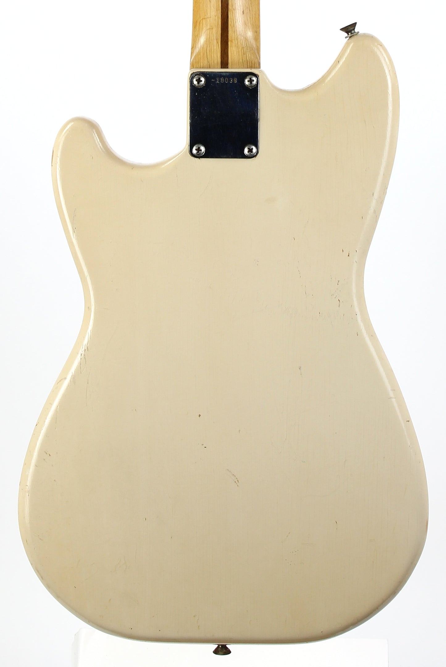 1957 Fender Duo Sonic Desert Sand Tan Wide Nut Maple Neck Anodized Guard w Original Case Pre-CBS