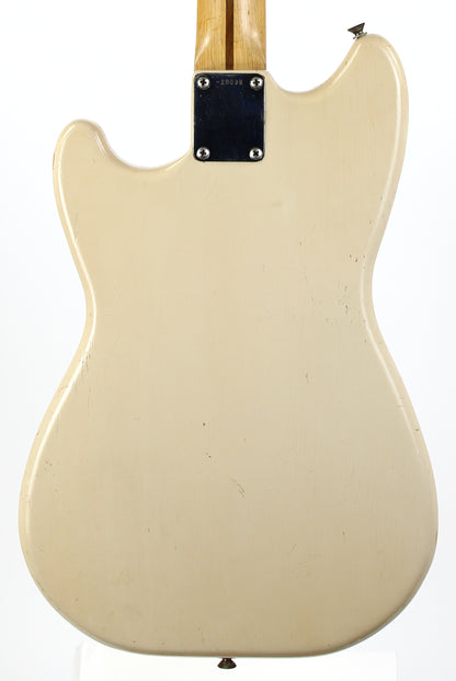 1957 Fender Duo Sonic Desert Sand Tan Wide Nut Maple Neck Anodized Guard w Original Case Pre-CBS