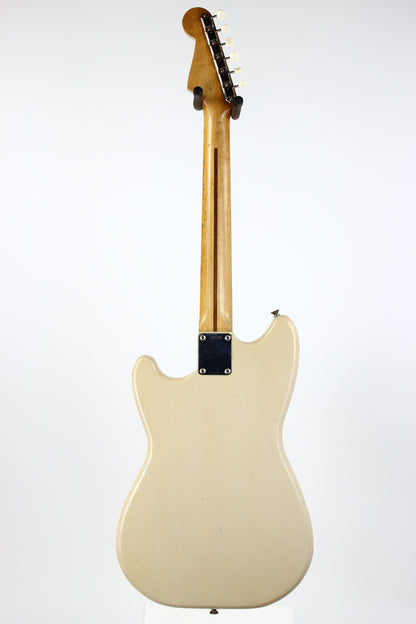 1957 Fender Duo Sonic Desert Sand Tan Wide Nut Maple Neck Anodized Guard w Original Case Pre-CBS