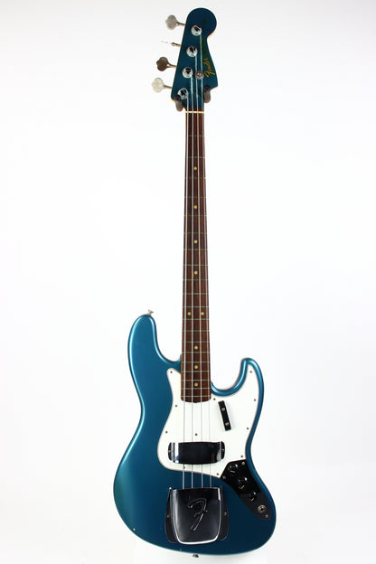1965 Fender Jazz Bass Custom Color LAKE PLACID BLUE w Original Case L-Series, Padauk Board, BOOK PIECE!