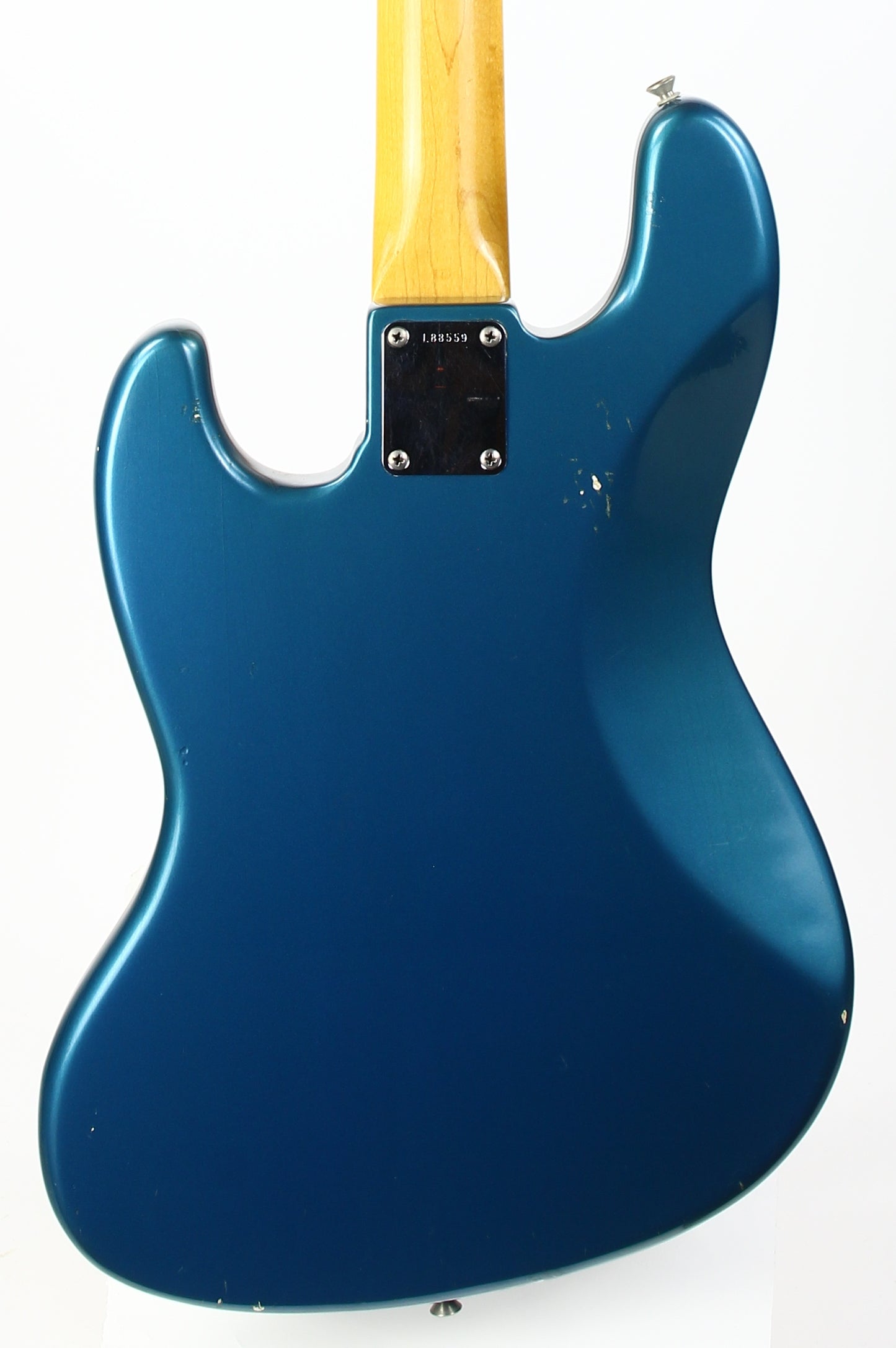 1965 Fender Jazz Bass Custom Color LAKE PLACID BLUE w Original Case L-Series, Padauk Board, BOOK PIECE!